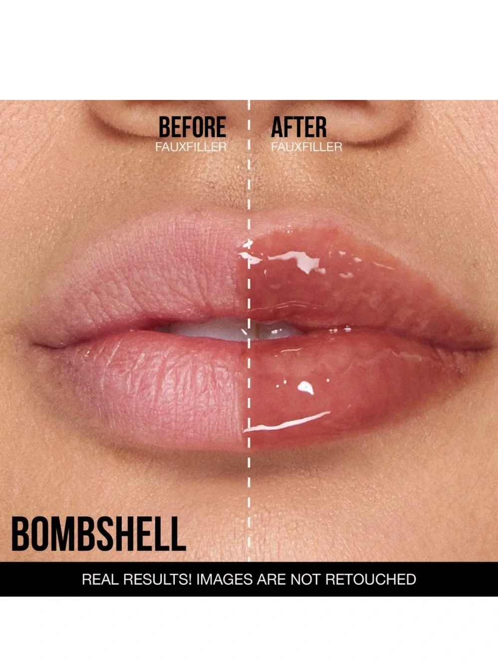 HUDA BEAUTY Faux Filter Lip Gloss “Bombshell”